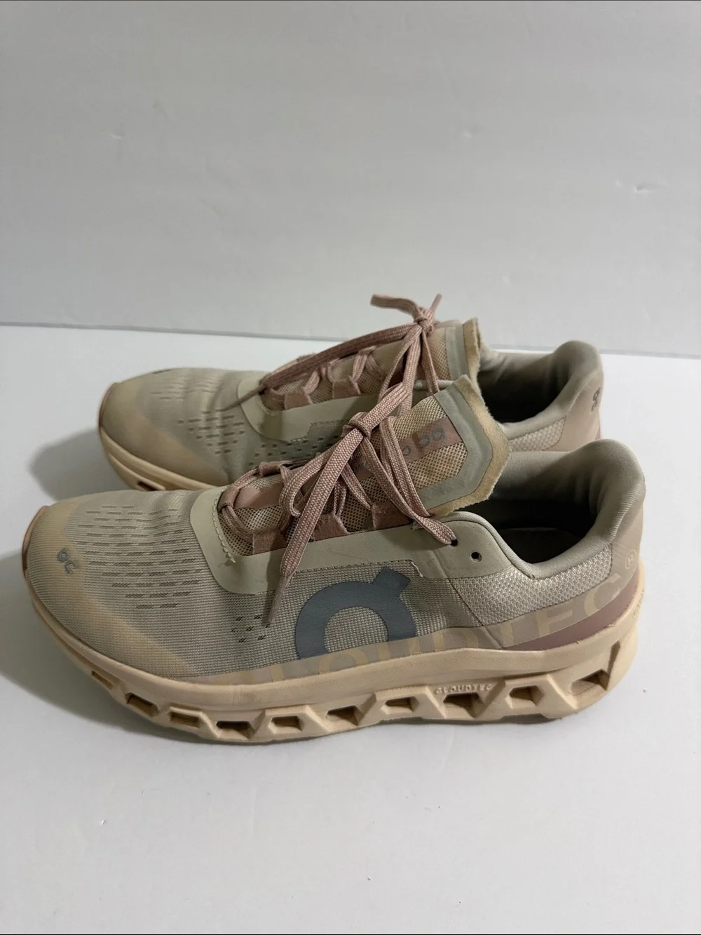 CloudMonster Women's Running Shoes in Sand and Blush